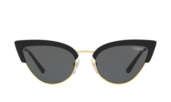 Dwelling fan chicken Vogue Eyewear Top Black/Gold Sunglasses | Glasses.com® | Free Shipping
