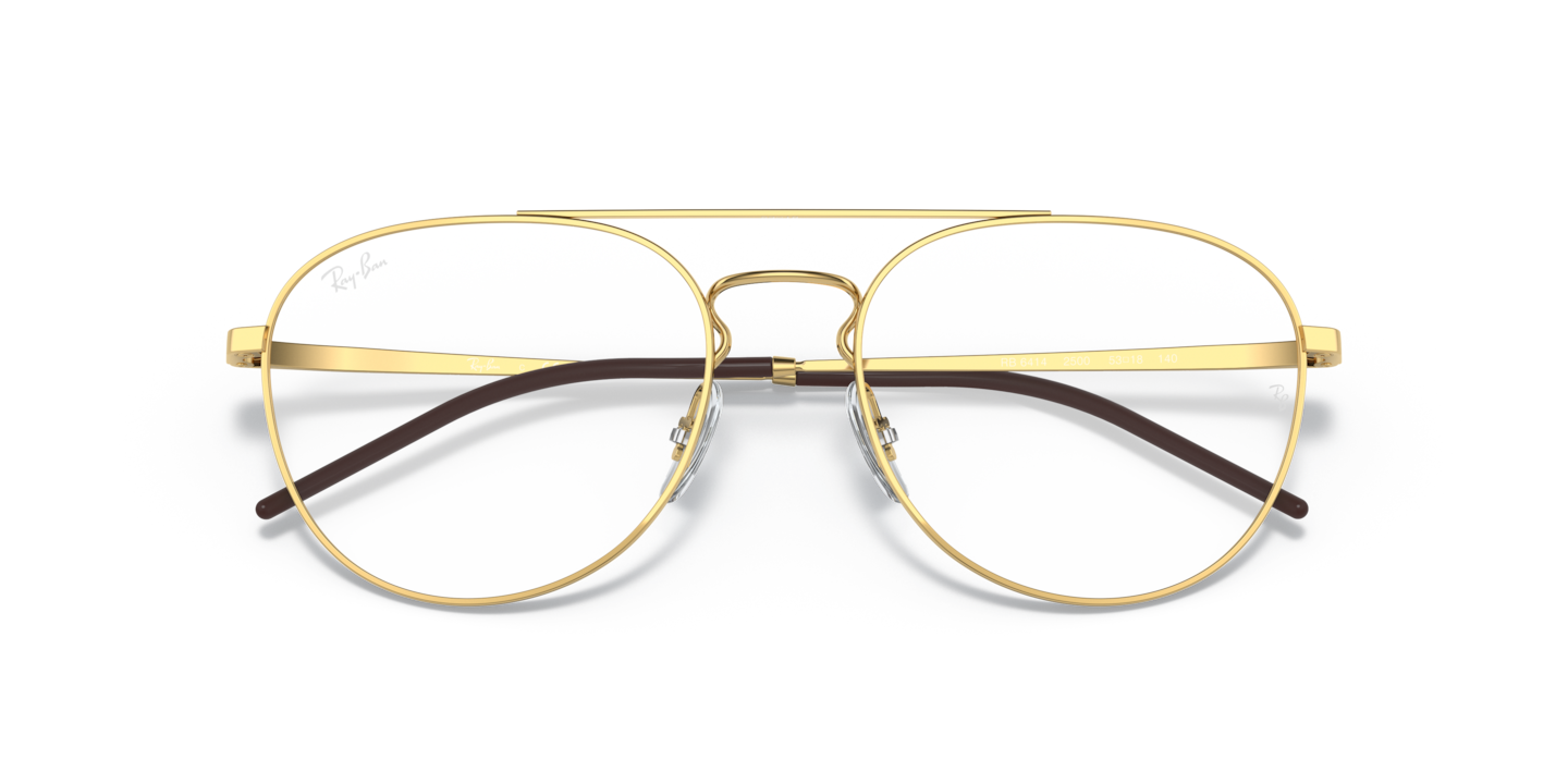 Ray-Ban Gold Eyeglasses | Glasses.com® | Free Shipping