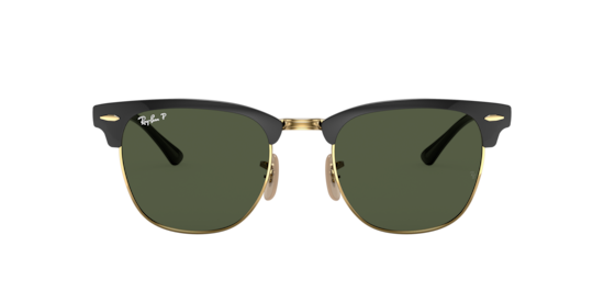RB3716 Clubmaster Metal Ray-Ban Black On Gold