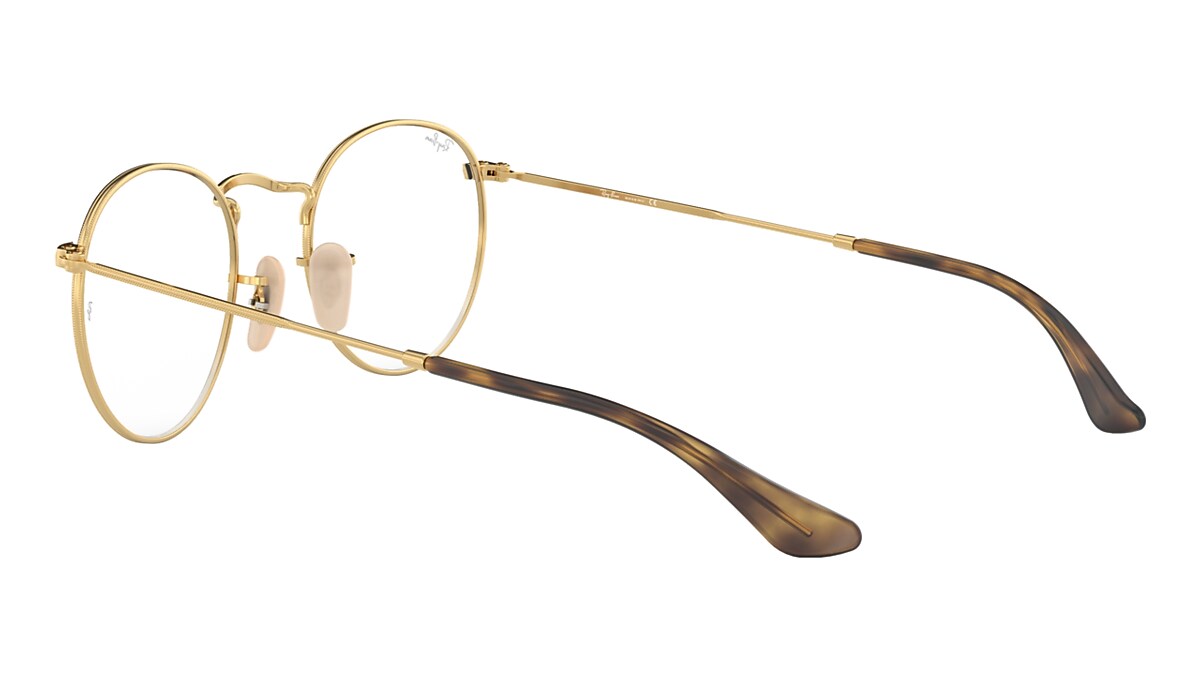 ROUND METAL OPTICS Eyeglasses with Gunmetal Frame - RB3447V