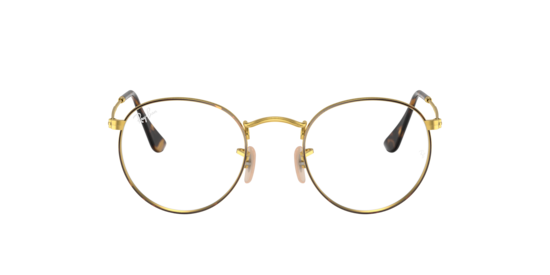 RB3447V Round Metal Optics Ray-Ban Havana On Gold