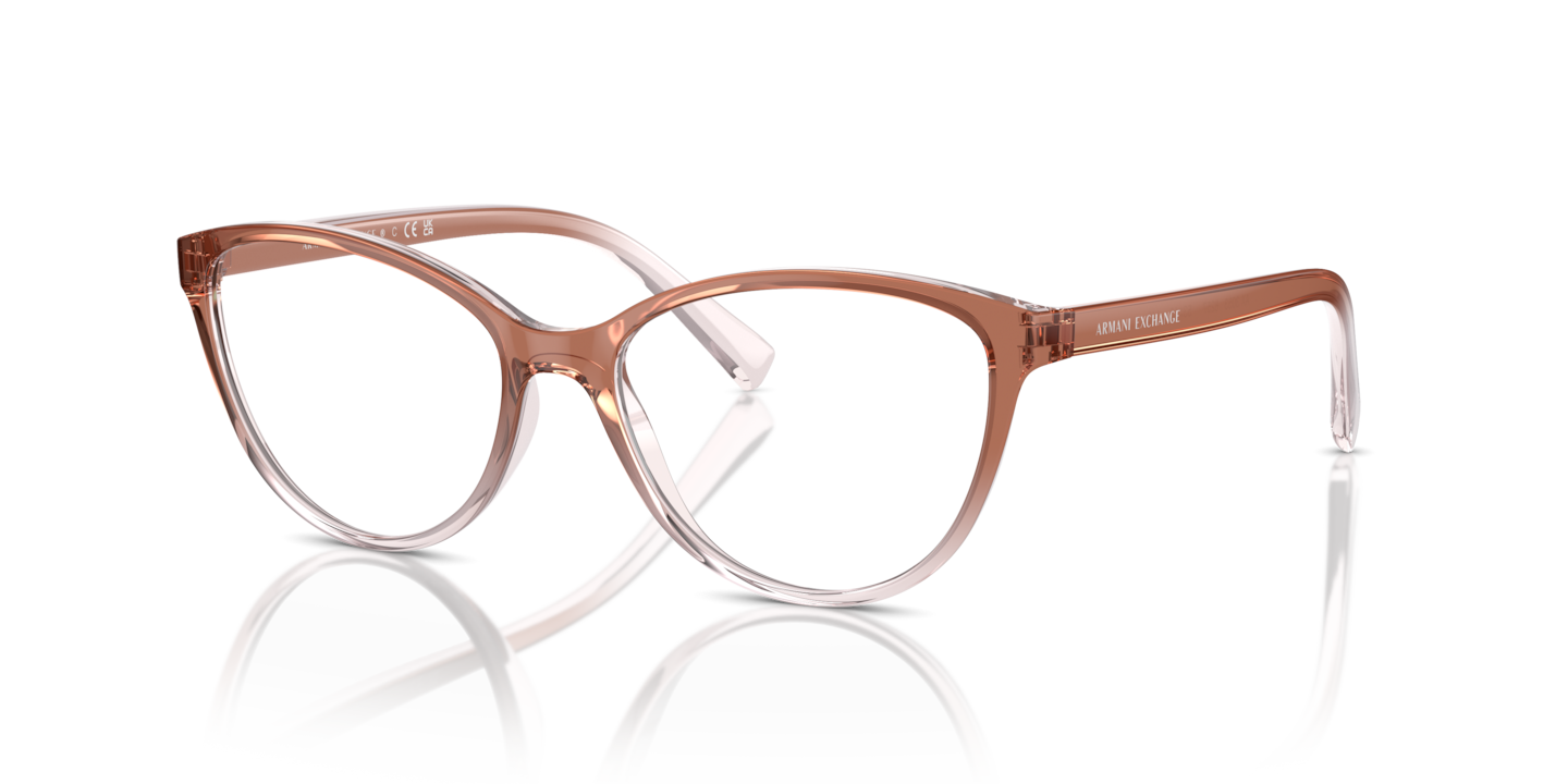 Armani Exchange Pink Crystal Eyeglasses Glasses Free