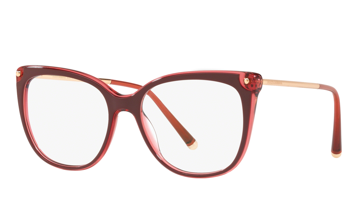 Dolce & Gabbana DG3294 Red Eyeglasses | Glasses.com® | Free Shipping