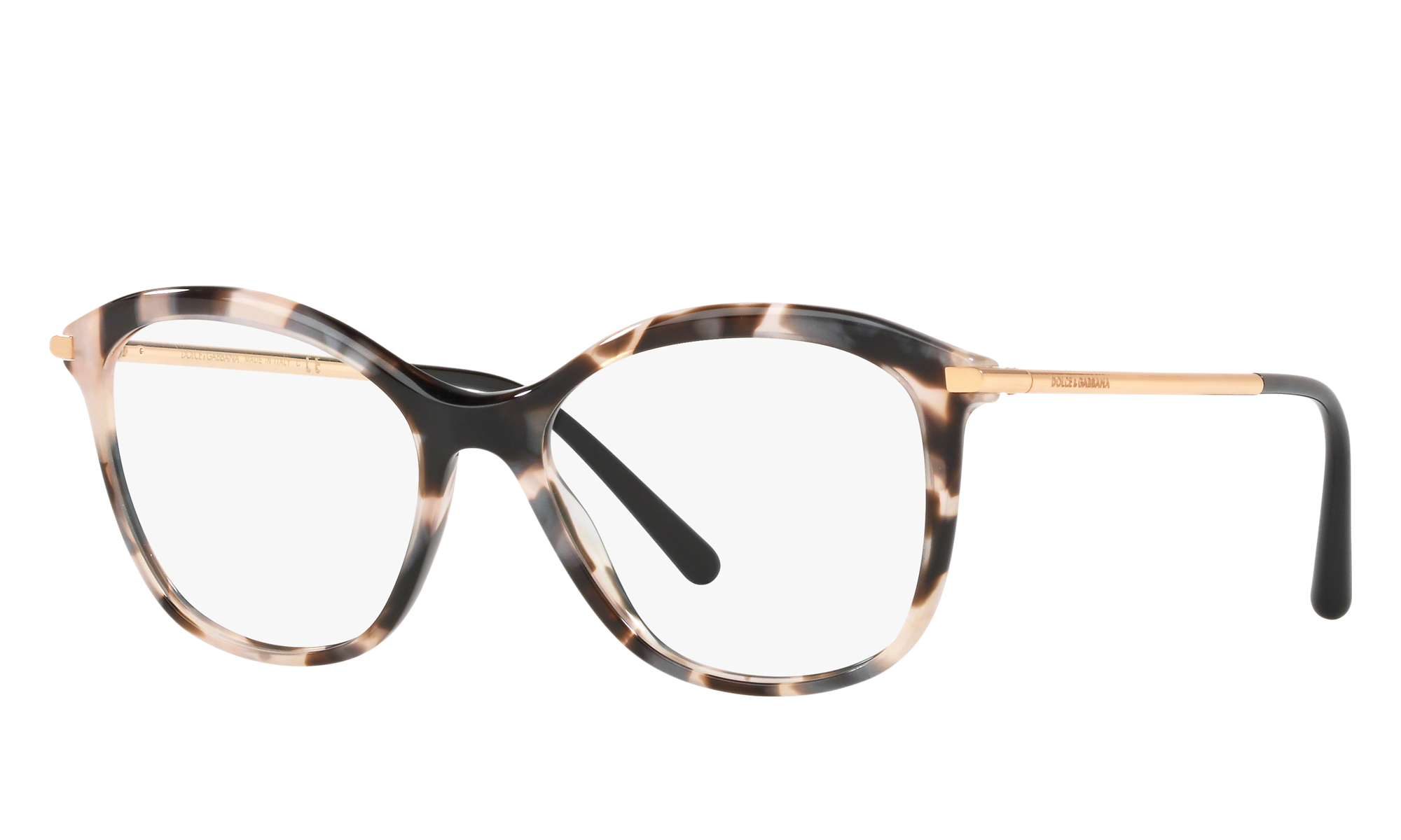 Dolce & Gabbana DG3299 Pearl Grey Havana Eyeglasses | Glasses.com ...