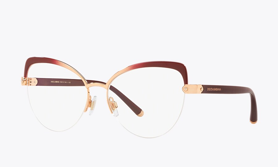 Dolce & Gabbana DG1305 Red Eyeglasses | Glasses.com® | Free Shipping