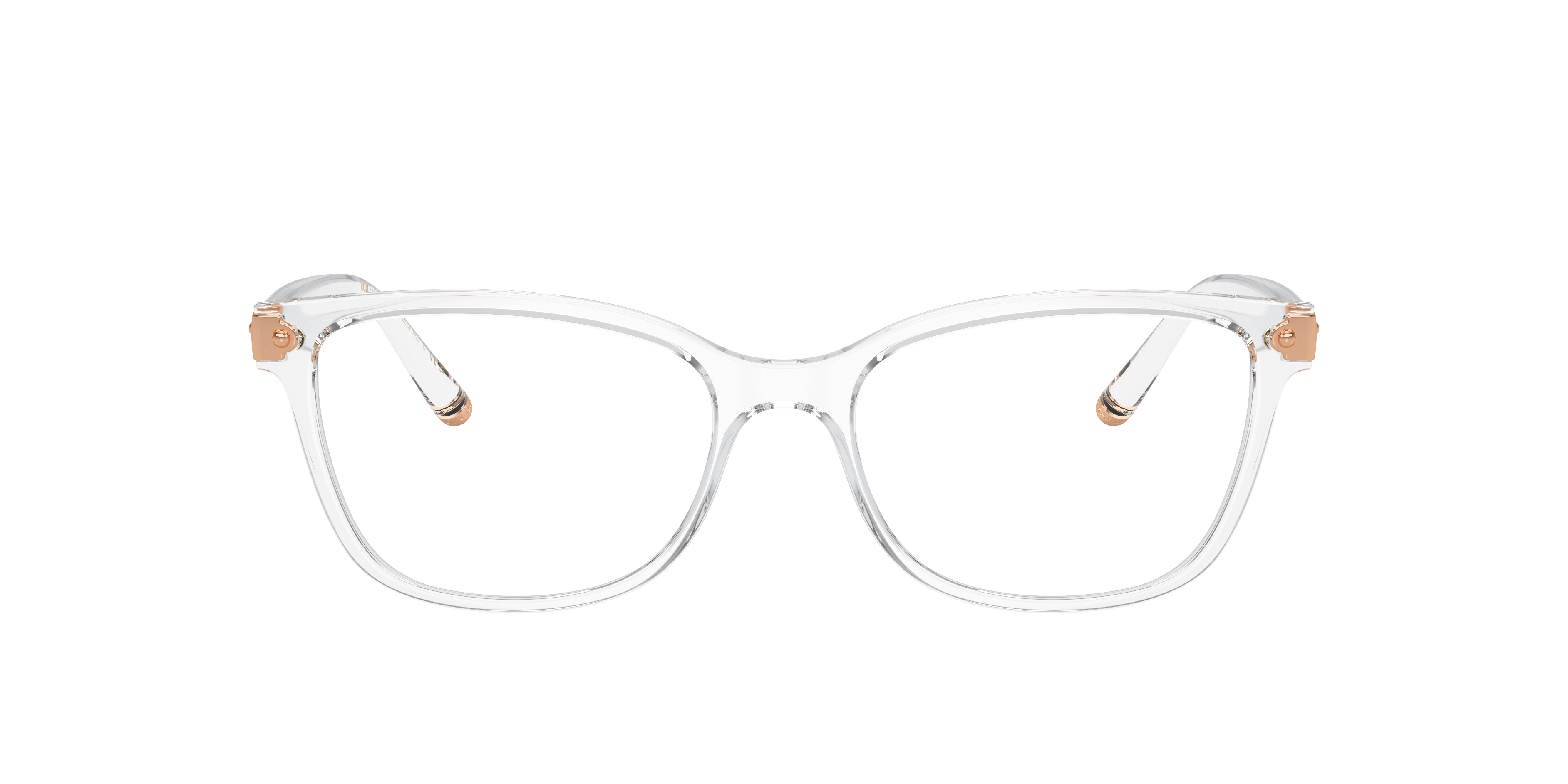 dolce and gabbana clear eyeglasses