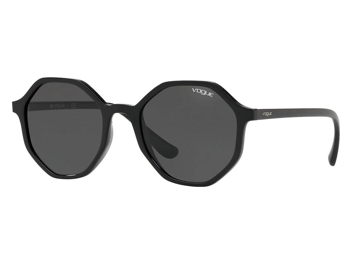 Haringen verteren slim Vogue Eyewear Black Sunglasses | Glasses.com® | Free Shipping
