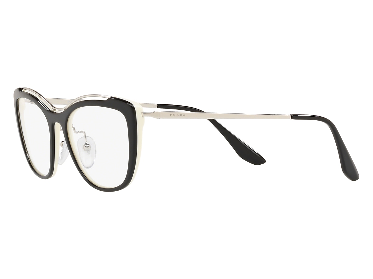 Prada Black/Ivory Eyeglasses ® | Free Shipping