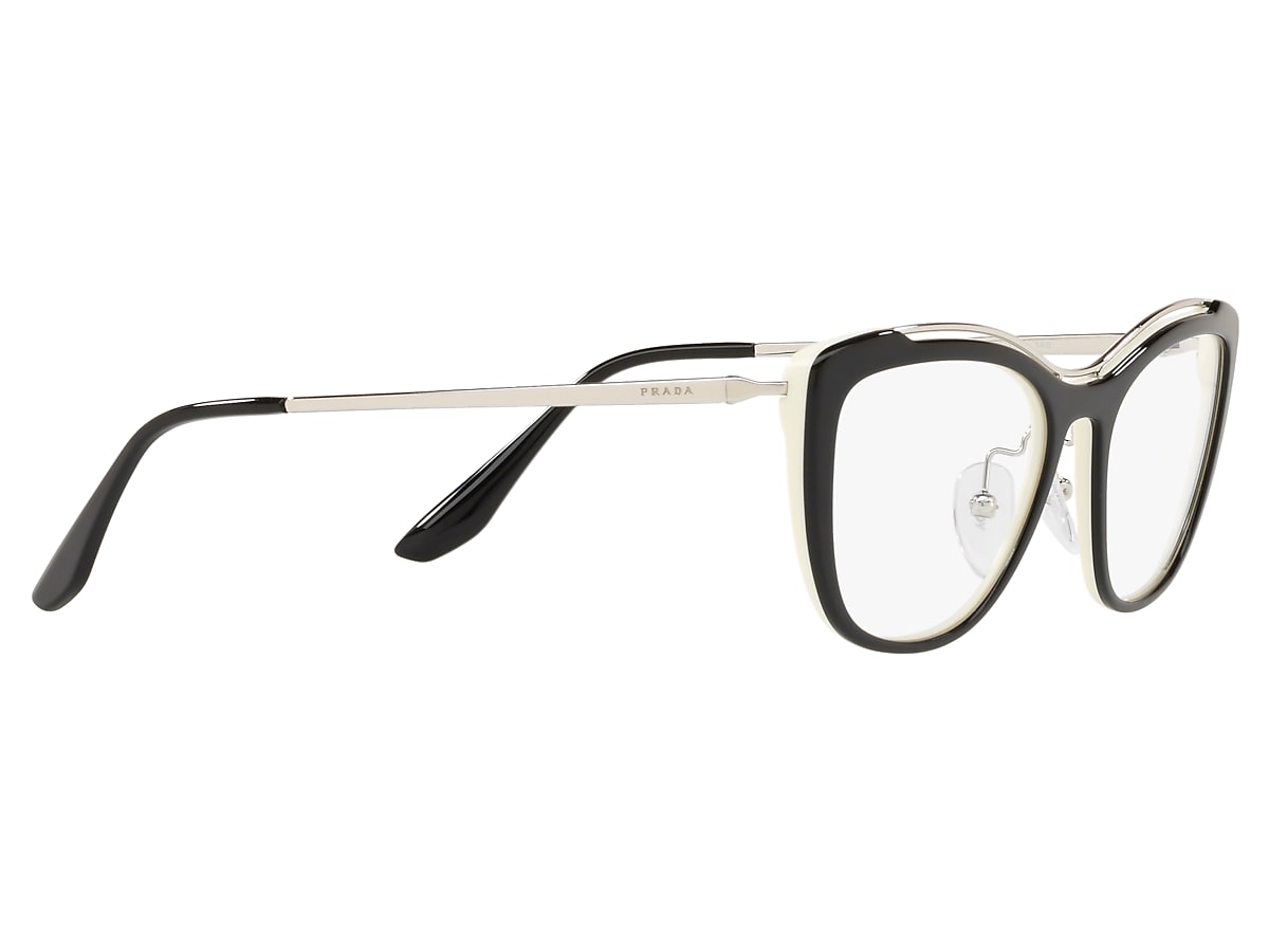 Prada Black/Ivory Eyeglasses ® | Free Shipping