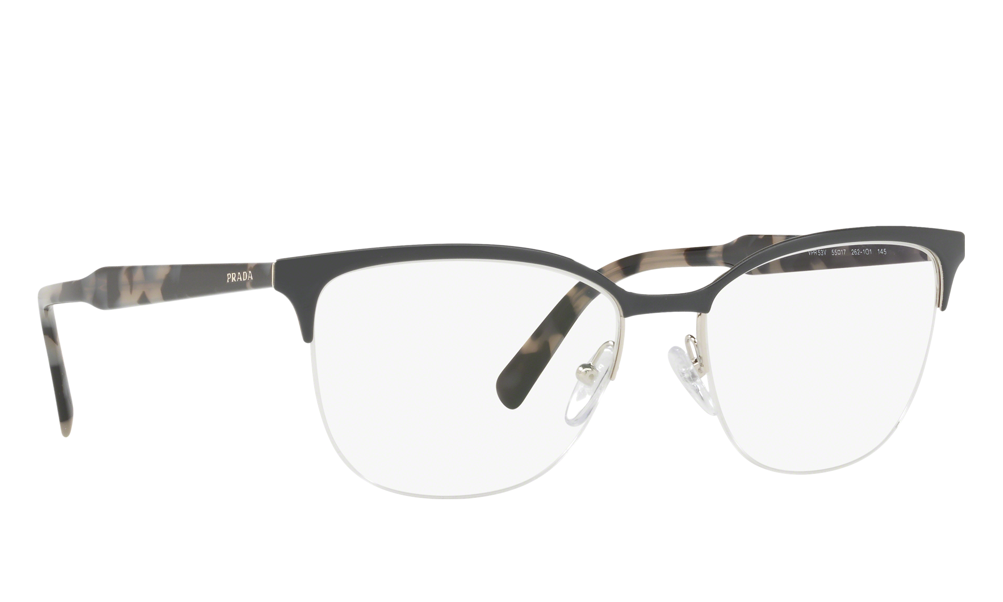 PR 53VV Grey Eyeglasses | Glasses 