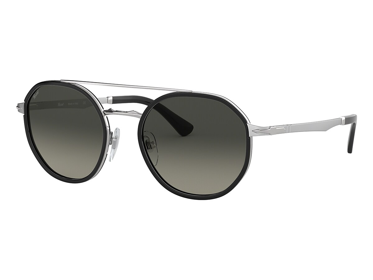 Persol 0PO2496 Aviator - Silver/Green Polar - 0PO2496