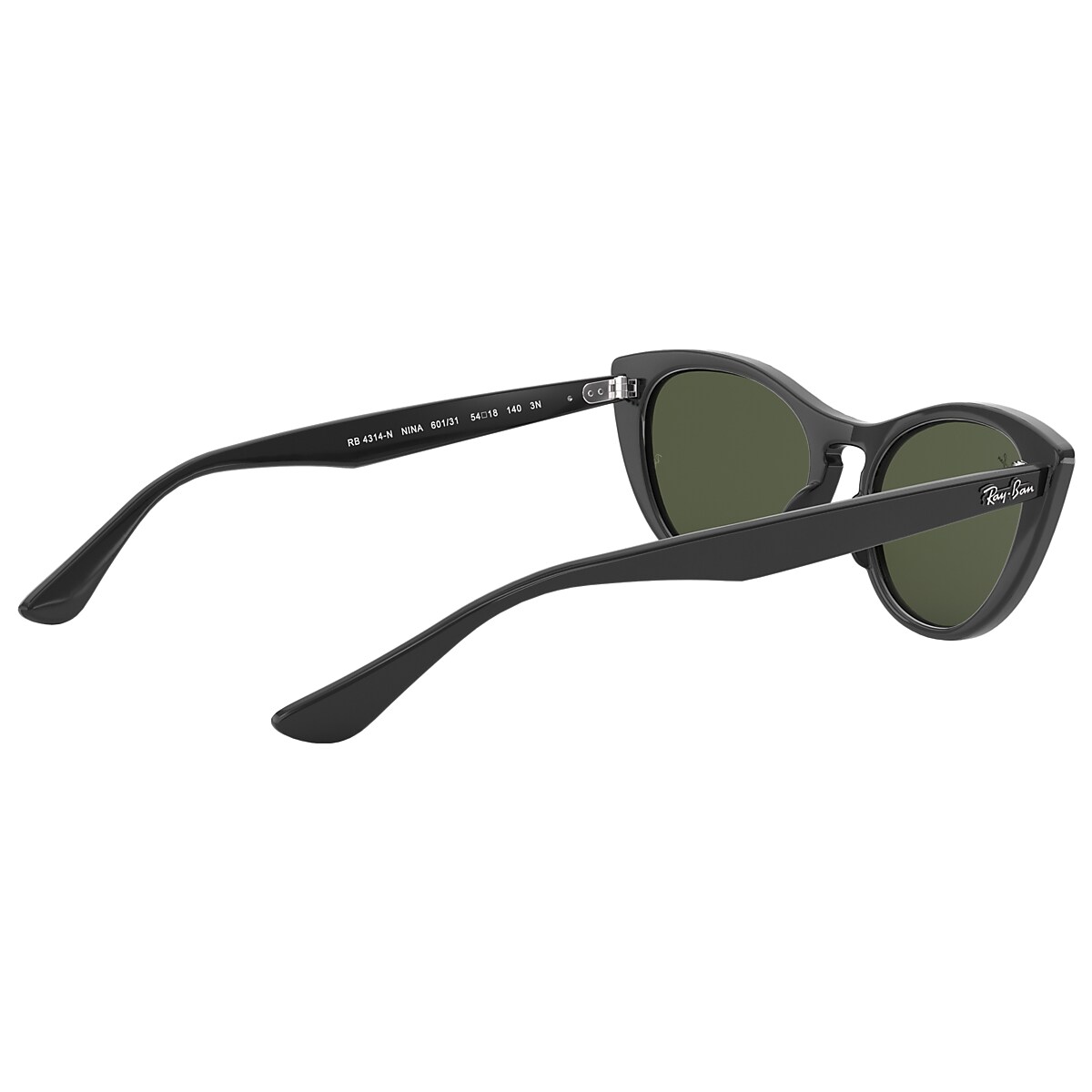 NINA Sunglasses in Black and G-15 Green - RB4314N | Ray-Ban® US