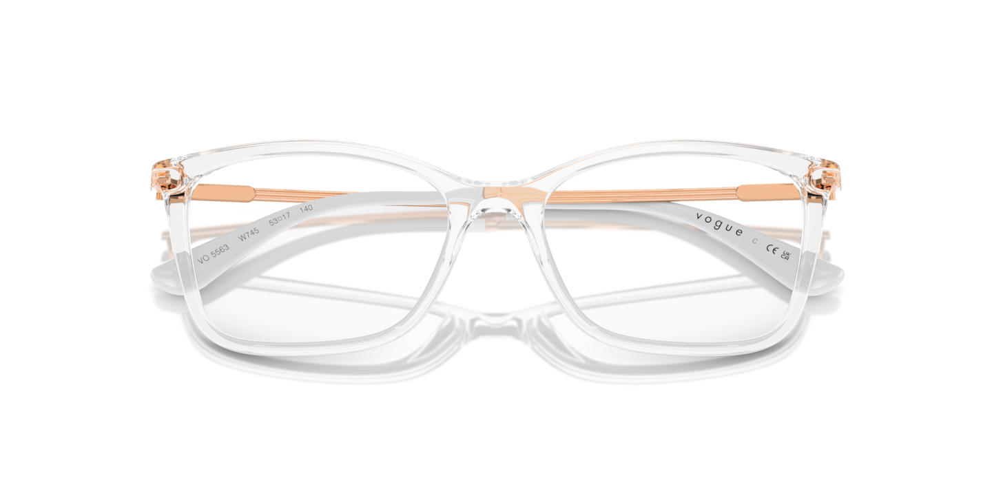 Vogue Eyewear Transparent Eyeglasses | Glasses.com® | Free Shipping