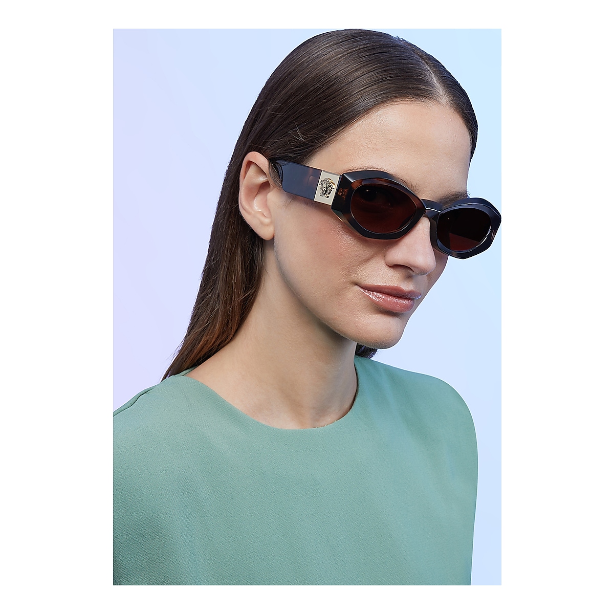 サングラス VERSACE Woman Sunglasses Brown 0VE4466U 54613B Sunglasses Versace VE4466U | Free Shipping | Glasses.com®