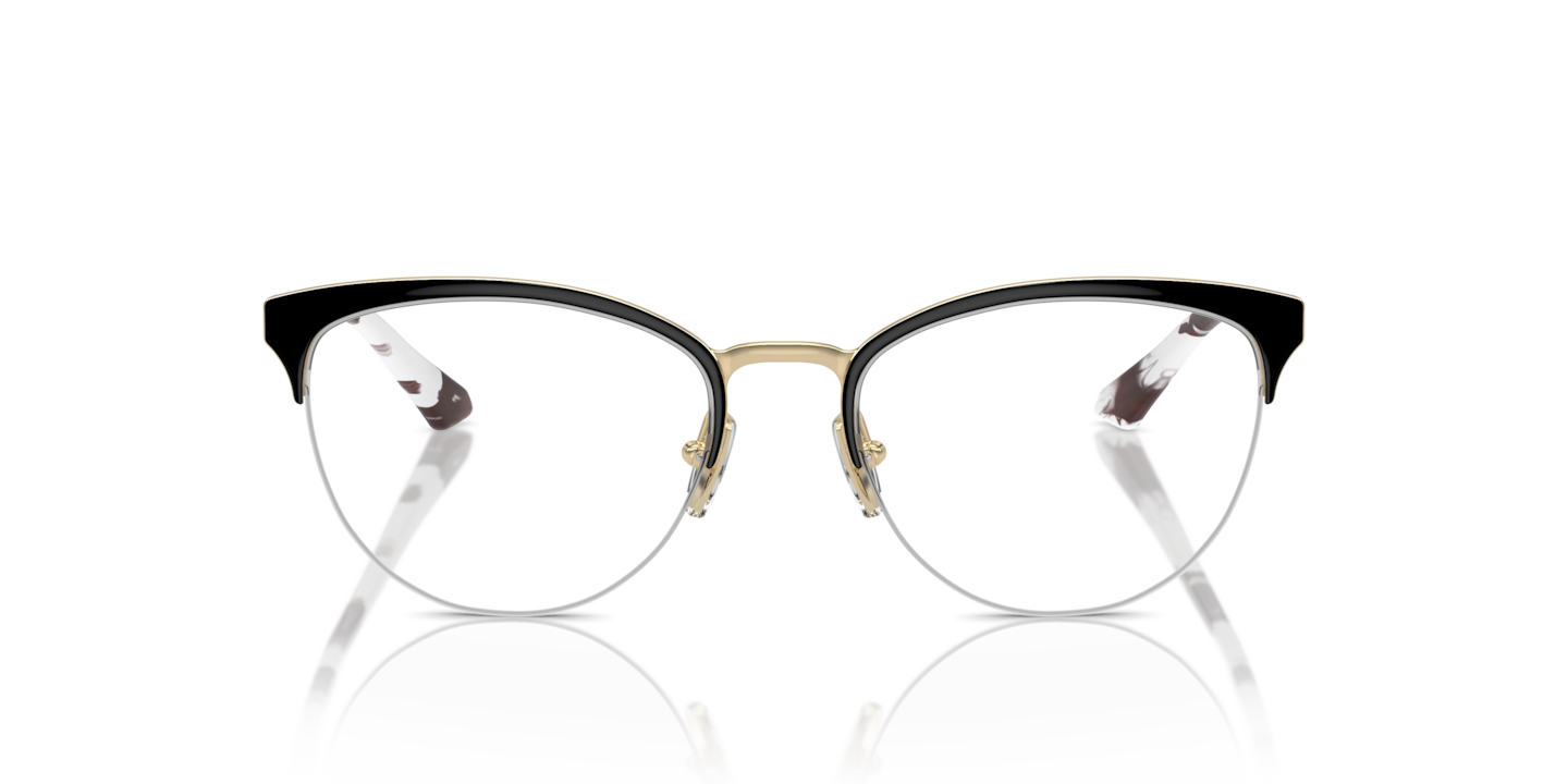 Vogue Eyewear Top Black/Pale Gold Eyeglasses | Glasses.com® | Free Shipping Vogue Eyewear Top Black/Pale Gold Eyeglasses | Glasses.com® | Free Shipping