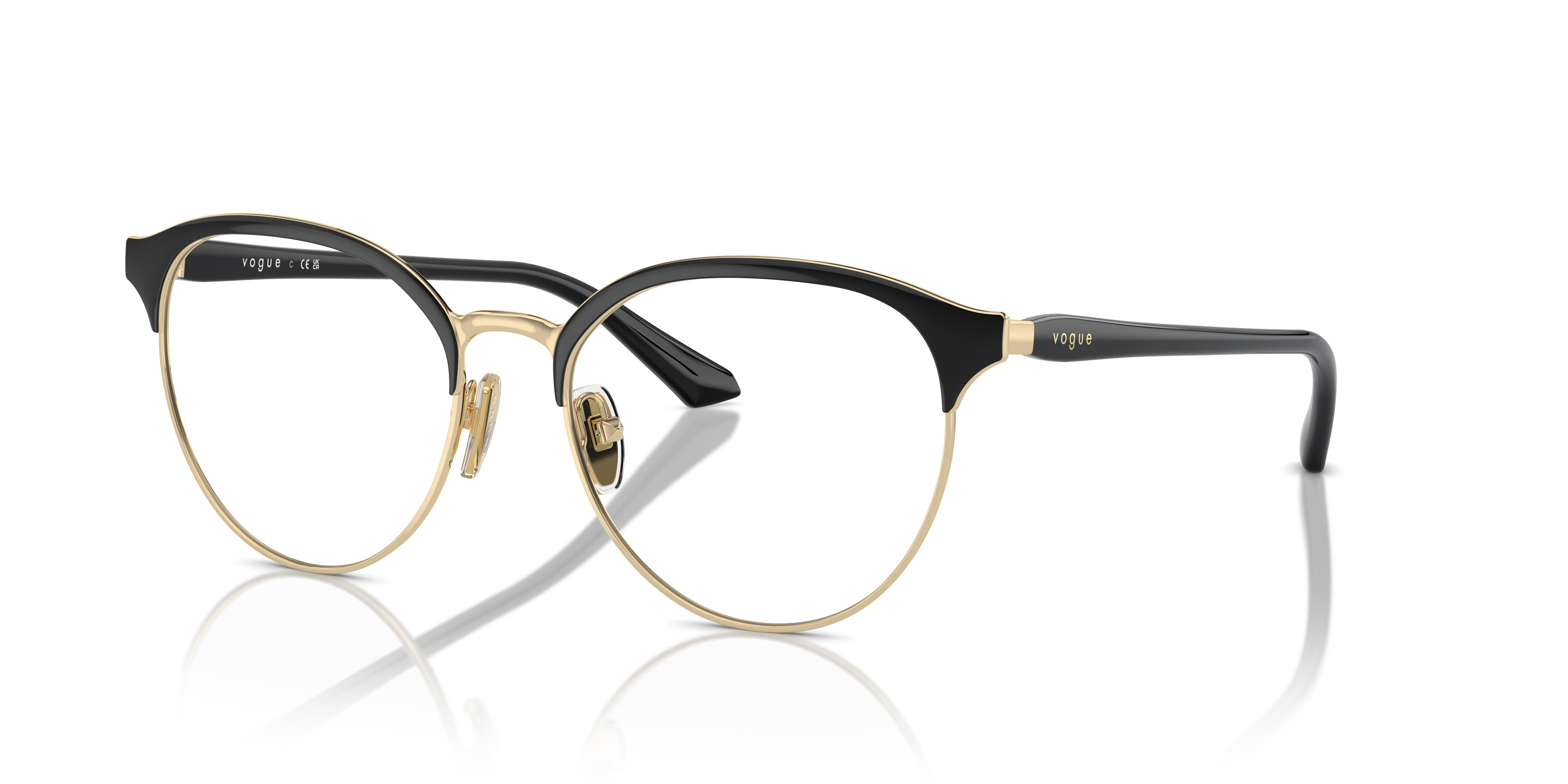 Vogue Eyewear Unisex Vo4305 Pale Gold Size: