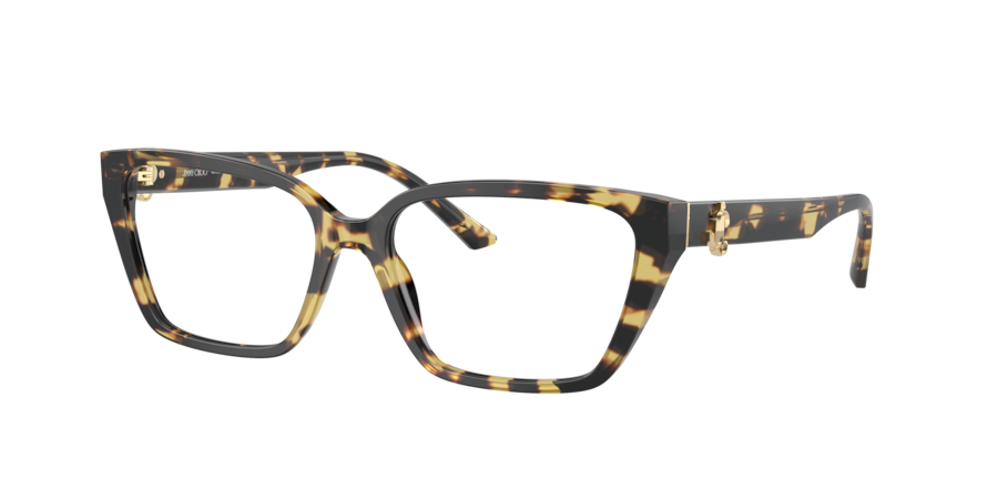 Jimmy Choo Yellow Havana Eyeglasses | Glasses.com® | Free 