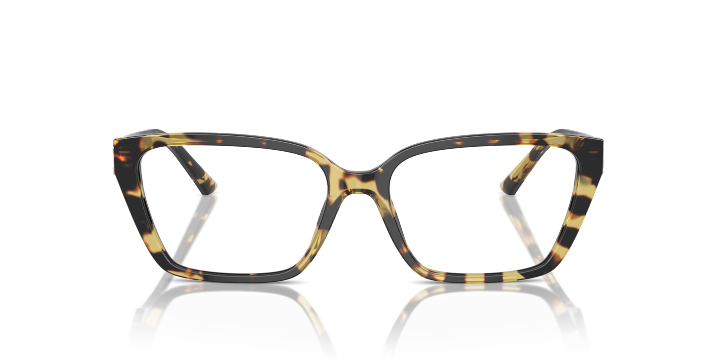 Jimmy Choo Yellow Havana Eyeglasses | Glasses.com® | Free Shipping