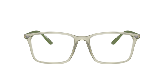 EA3237 Emporio Armani Shiny Transparent Green