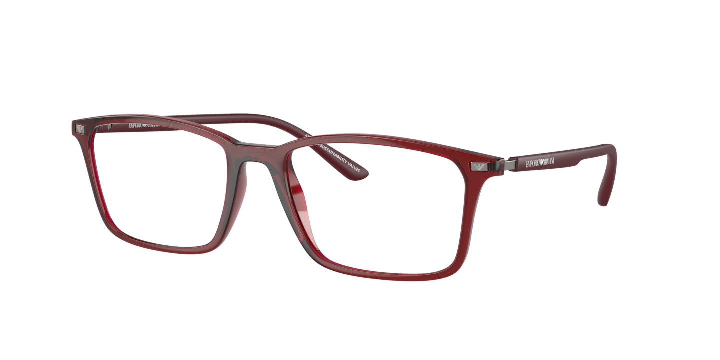 Emporio Armani EA3237 Shiny Transparent Bordeaux