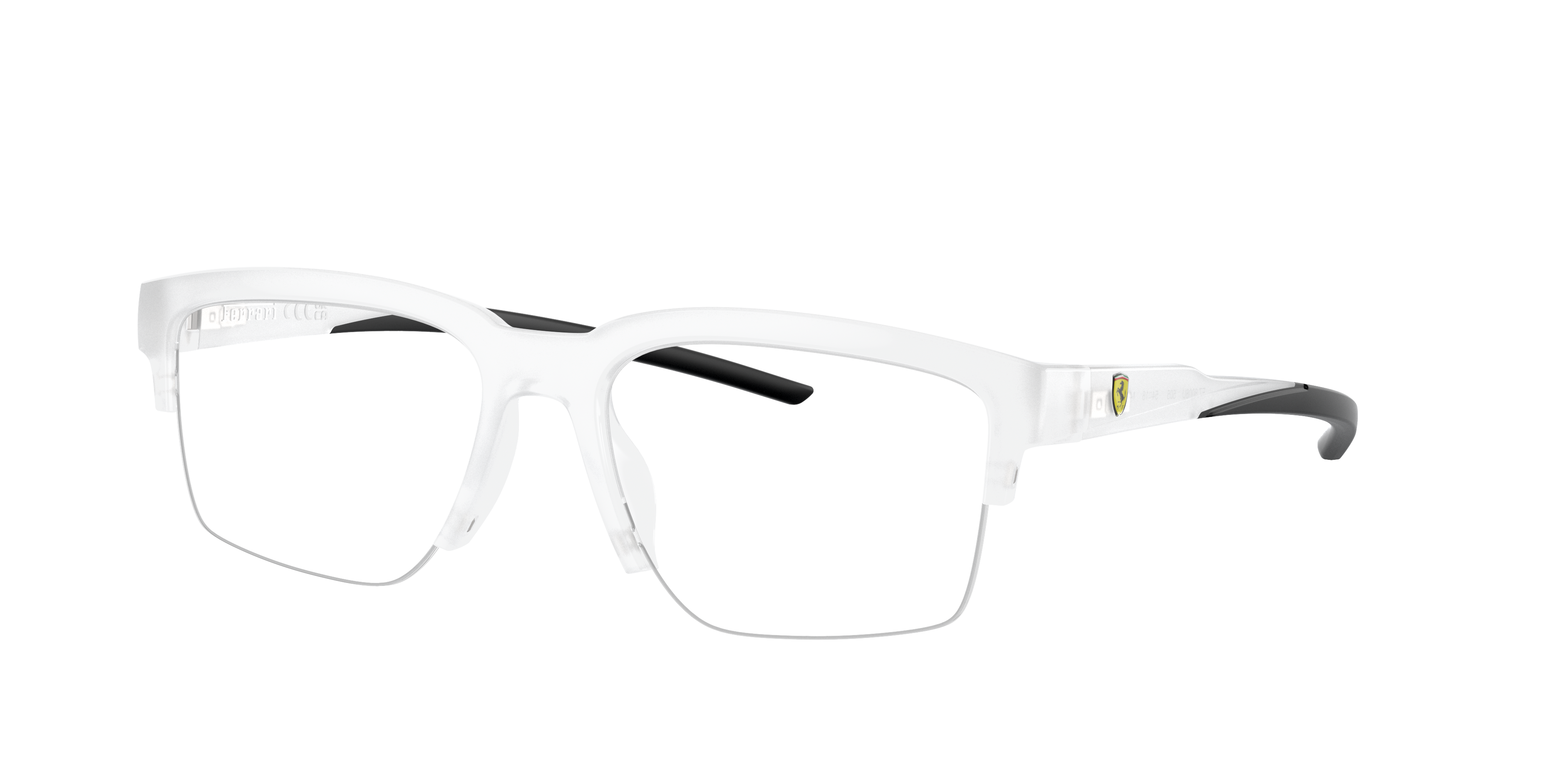 Scuderia Ferrari FZ8008U Transparent Grey Eyeglasses | Glasses.com ...