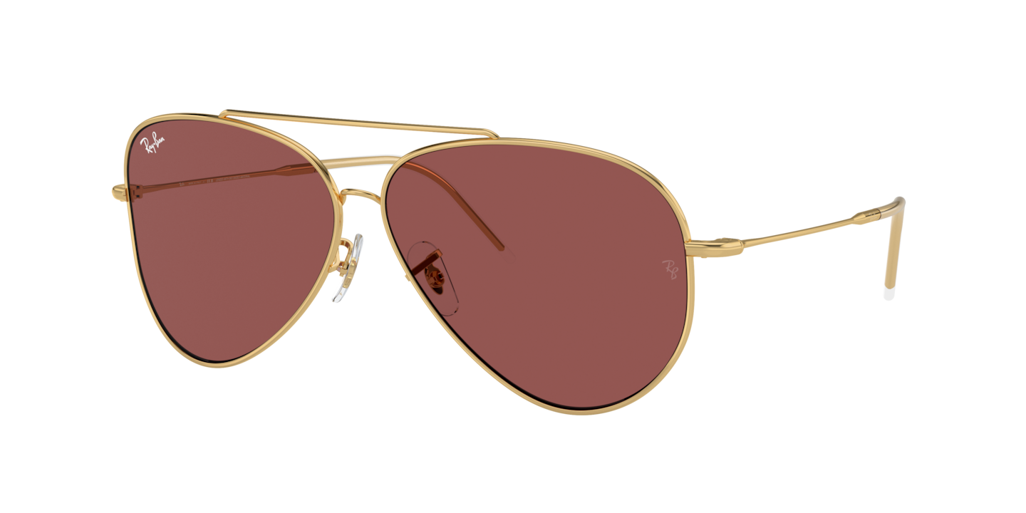 Ray-Ban RBR0101S Aviator Reverse Arista Gold