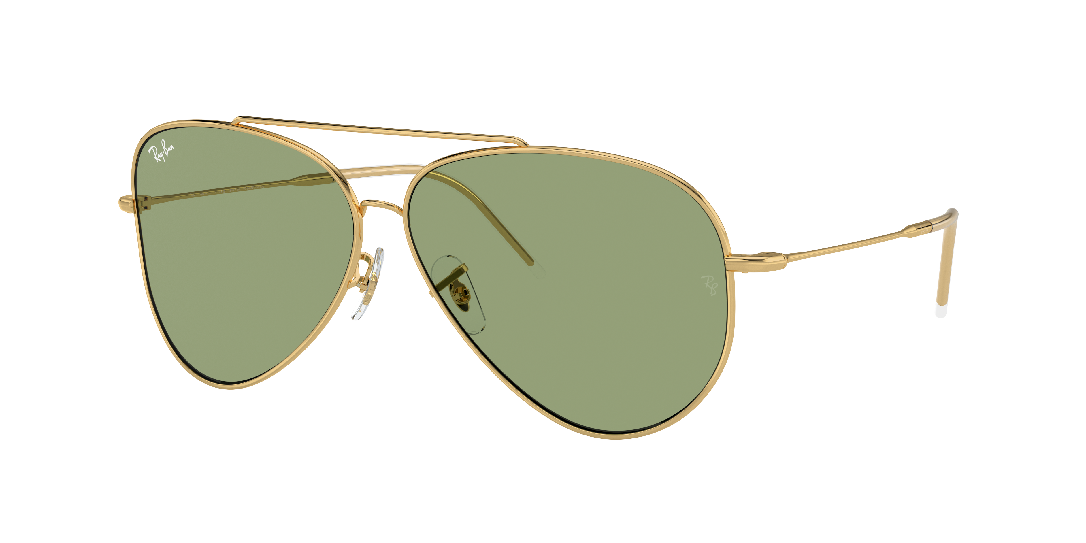 RayBan RBR0101S Aviator Reverse Gold Sunglasses Free