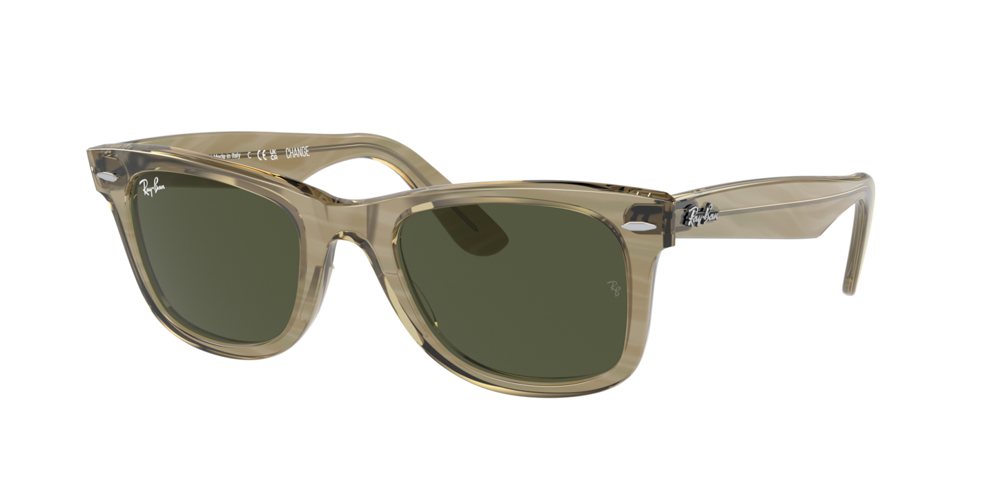 Ray-Ban RB2140 Original Wayfarer Change Photo Striped Grey