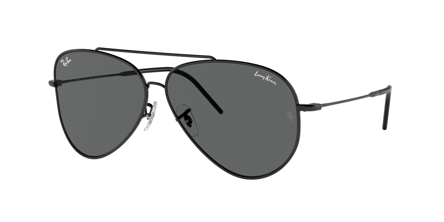 Ray-Ban RBR0101S Lenny Kravitz X Aviator Reverse Black