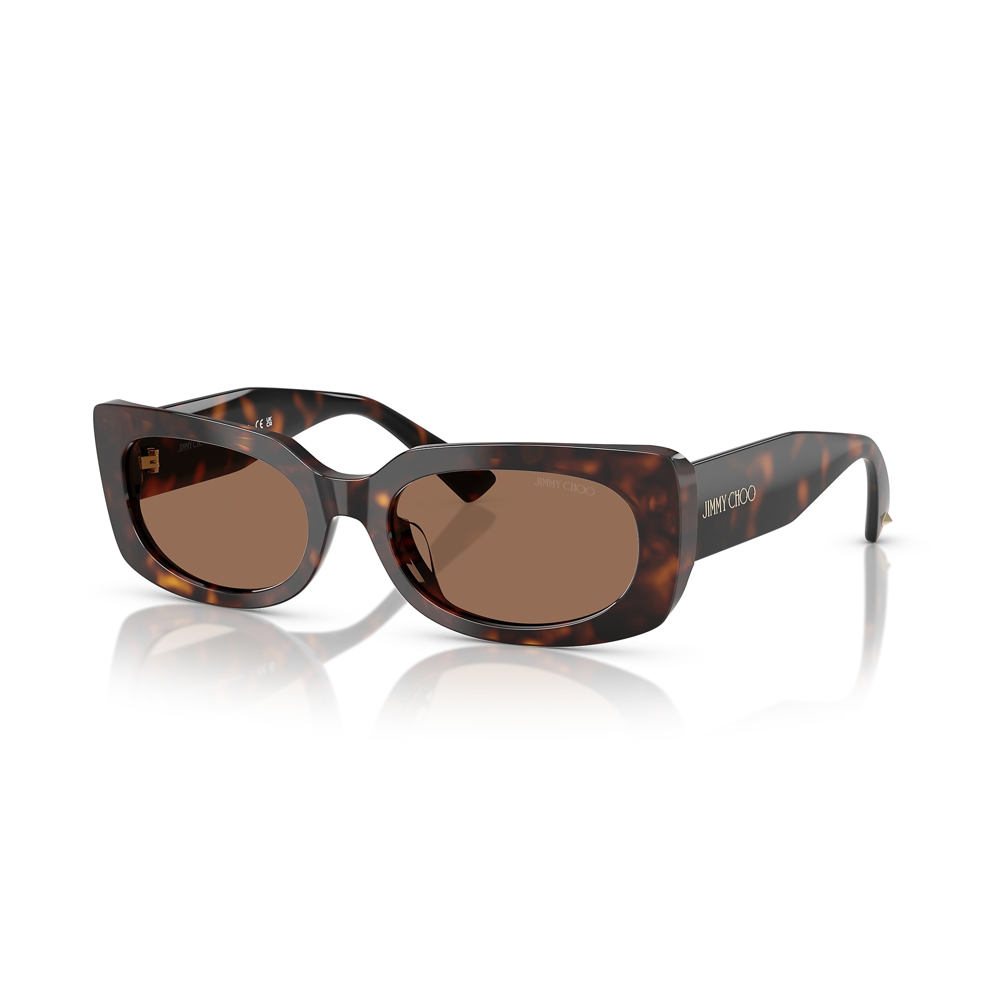 JIMMY CHOO レクタンクルフレムサンクラス JC5029U 500087 Jimmy Choo JC5029U Sunglasses | FramesDirect.com