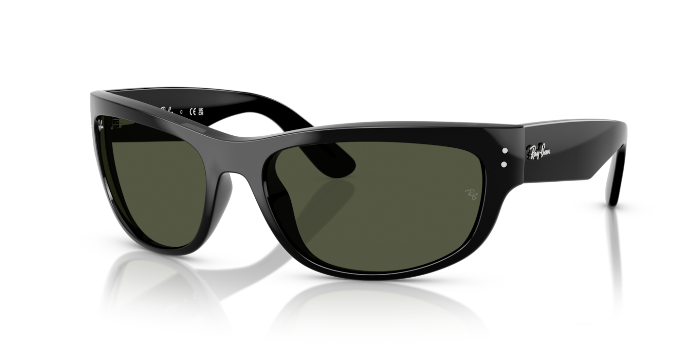RB2289 レイバン サングラス メガバロラマ MEGA BALORAMA MEGA BALORAMA Sunglasses in Black and G-15 Green - RB2289