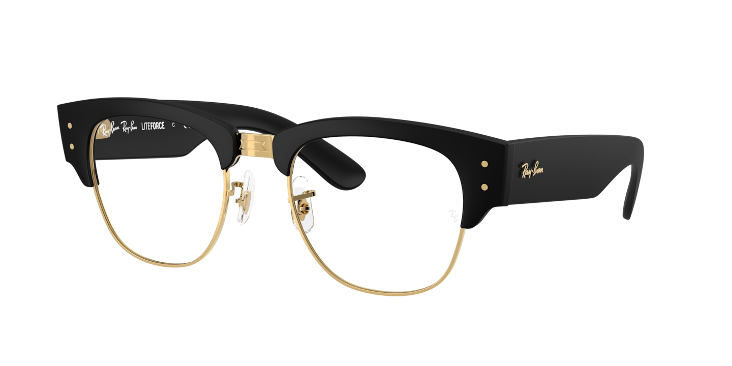 Ray-Ban RB7316V Mega Clubmaster Optics Liteforce Sand Black On Gold