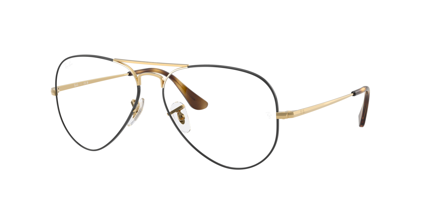 Ray-Ban RB6489 Aviator Optics Havana On Arista