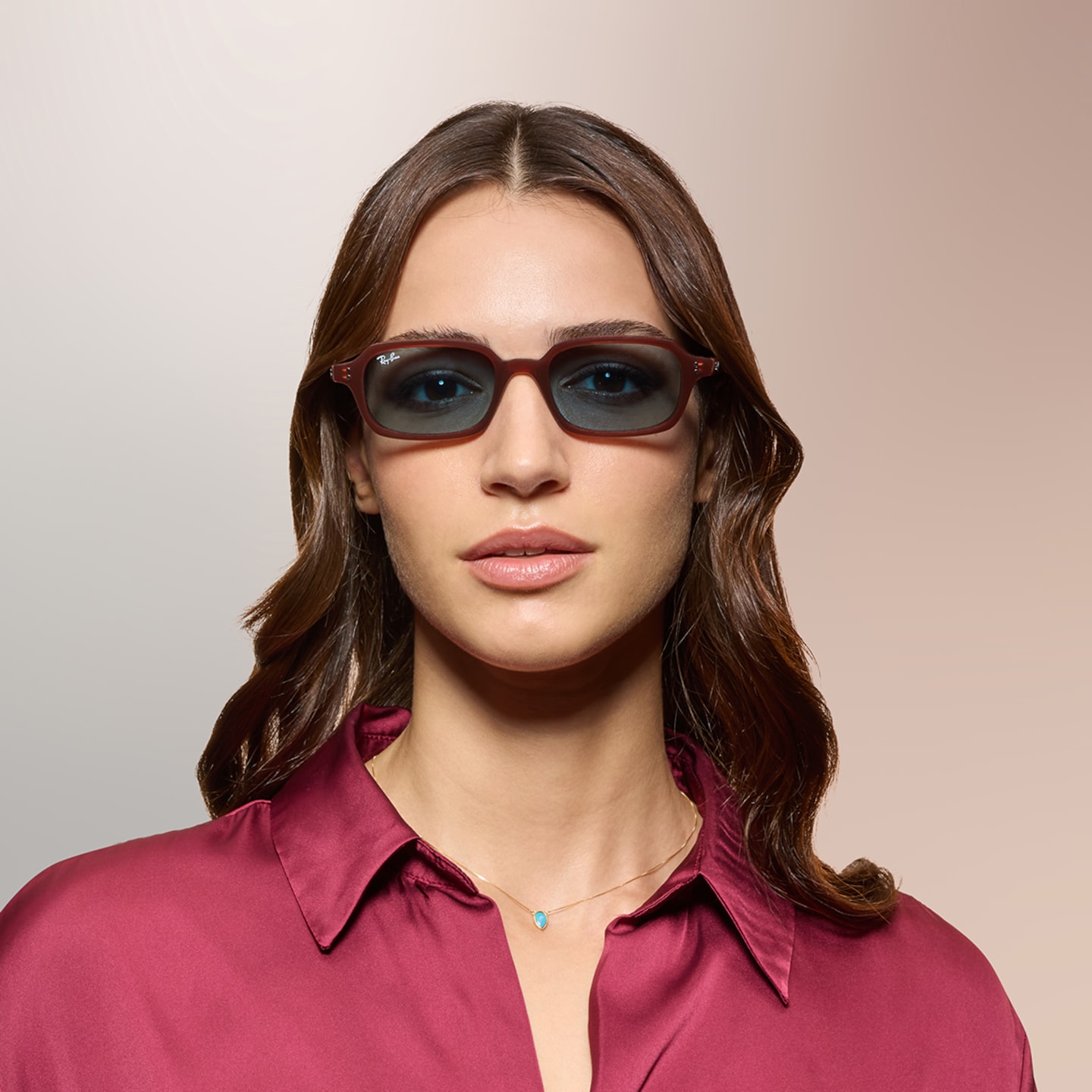 Ray-Ban サングラス ZURI BIO-BASED ZURI BIO-BASED Sunglasses in Black and Dark Grey Polar