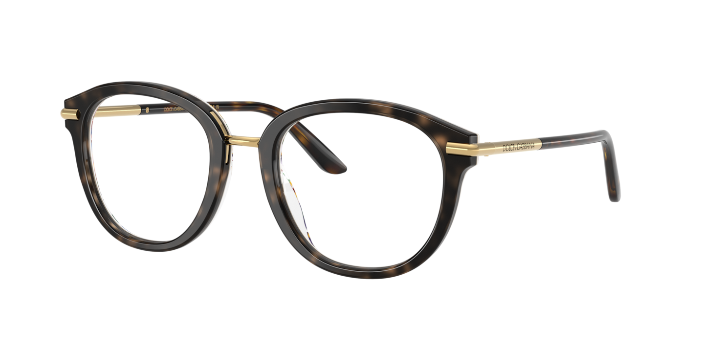 Dolce & Gabbana DG3410 Havana On White Barrow