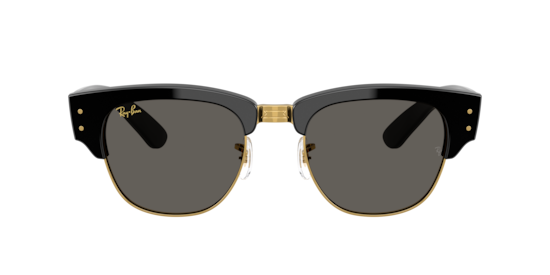 RB0316S Mega Clubmaster Blacked Out Collection Ray-Ban Black On Gold