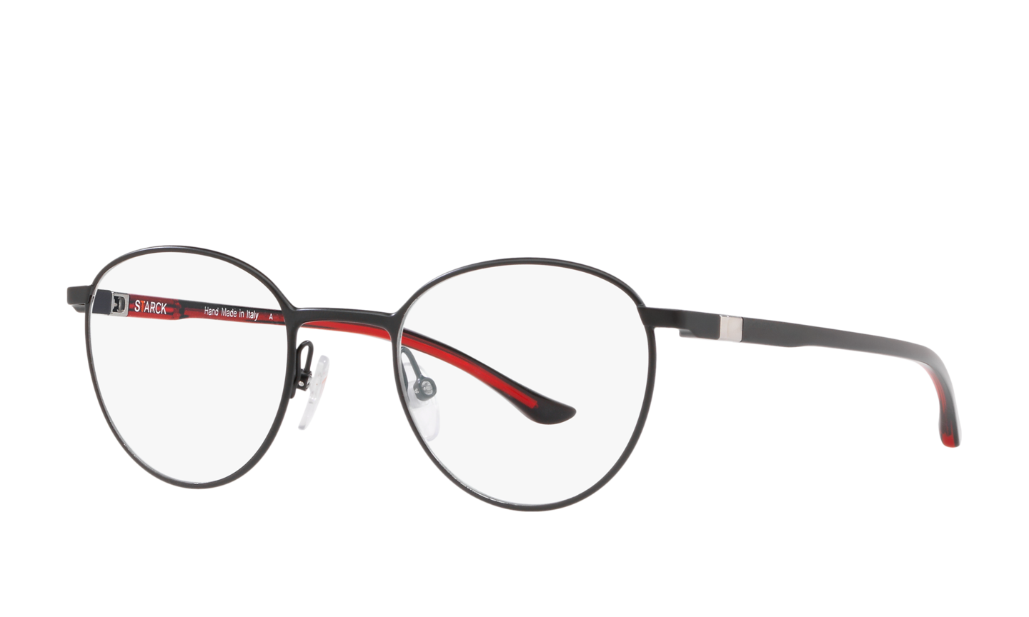 Starck Matte Black Eyeglasses | Glasses.com® | Free Shipping