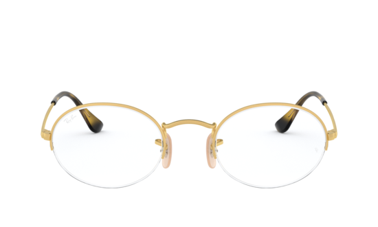 RB6547 Oval Gaze Ray-Ban Gold