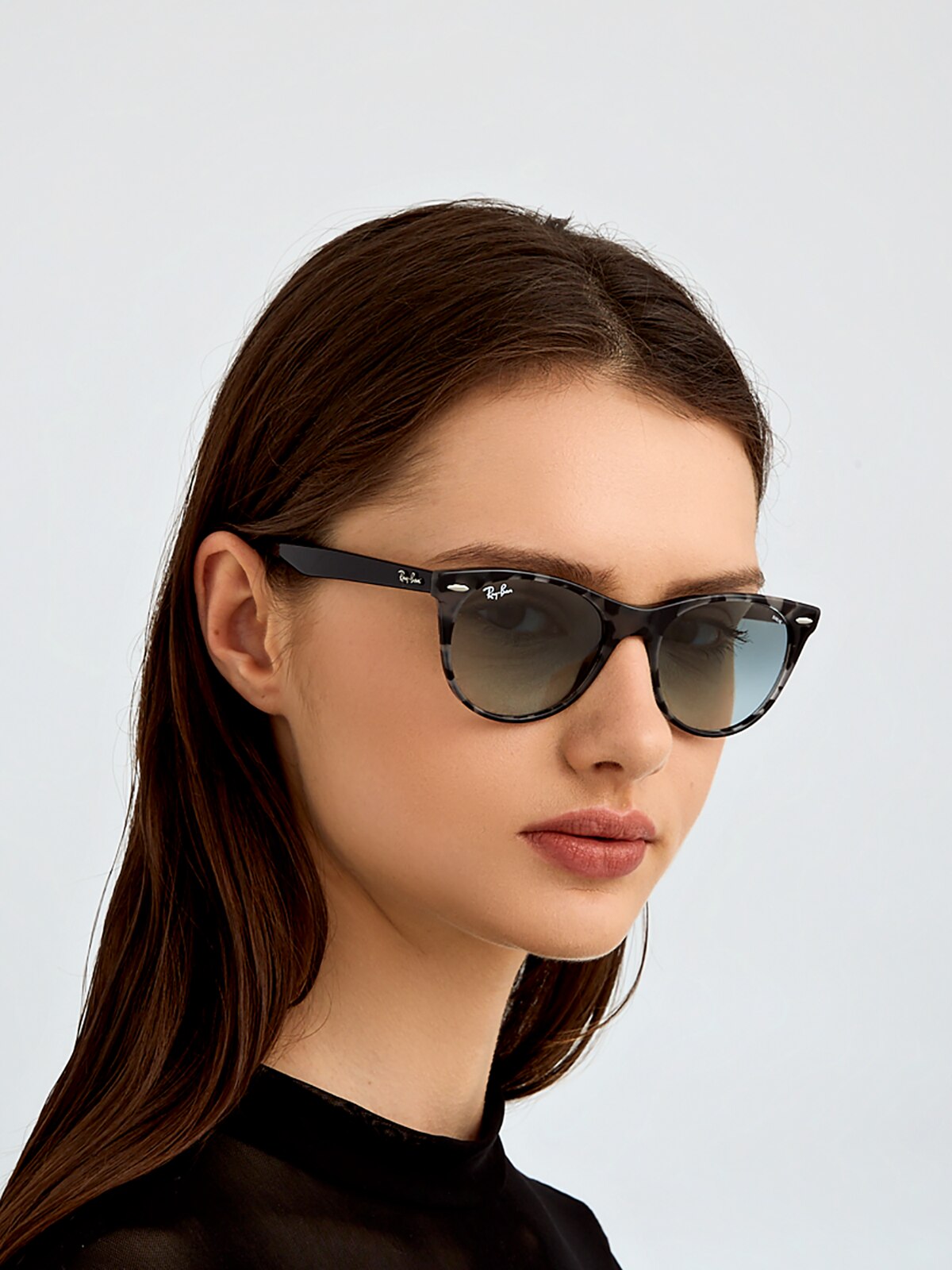 Ray-Ban WAYFARER II Grey Sunglasses | Glasses.com® | Free Shipping