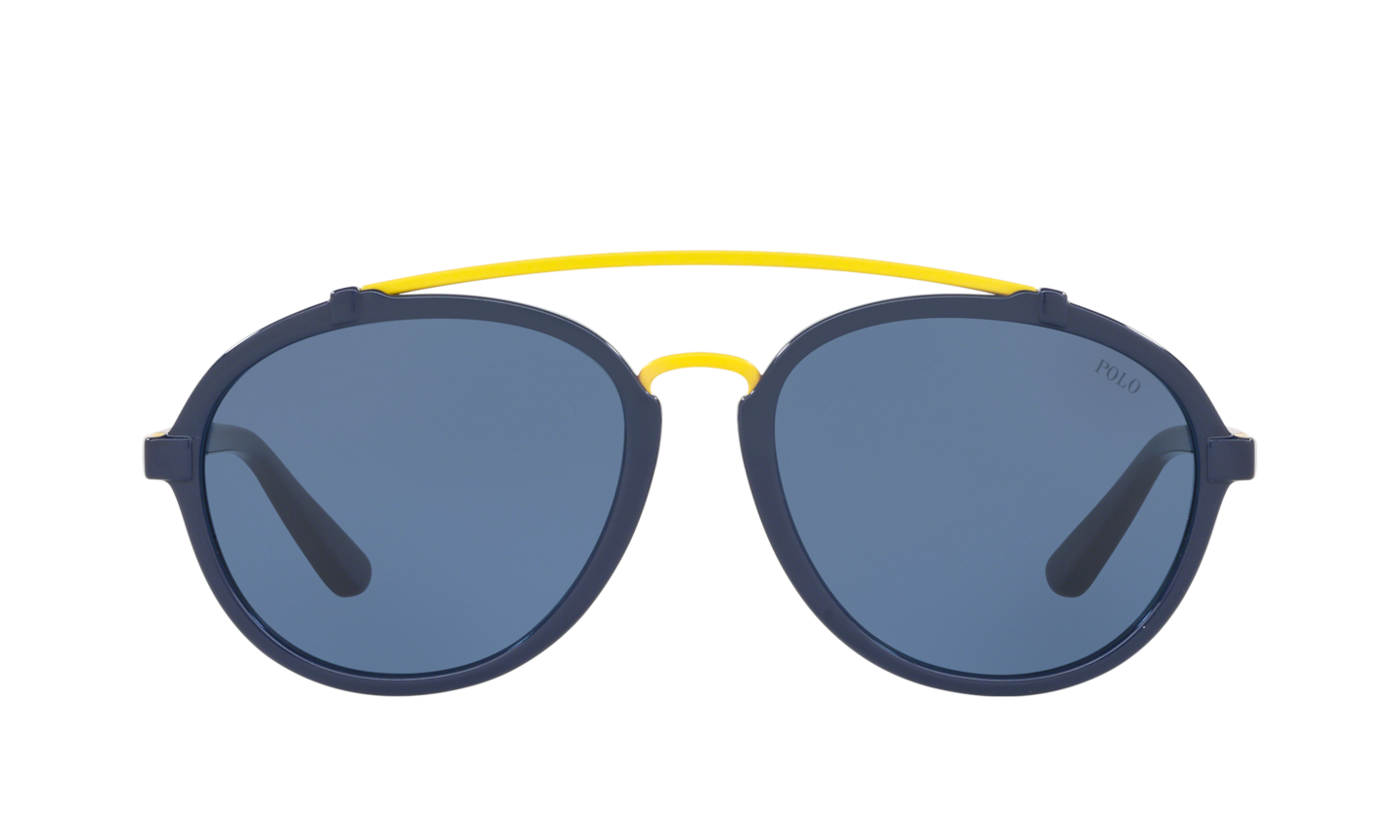 Polo Ralph Lauren Shiny Navy Blue Sunglasses ® | Free Shipping