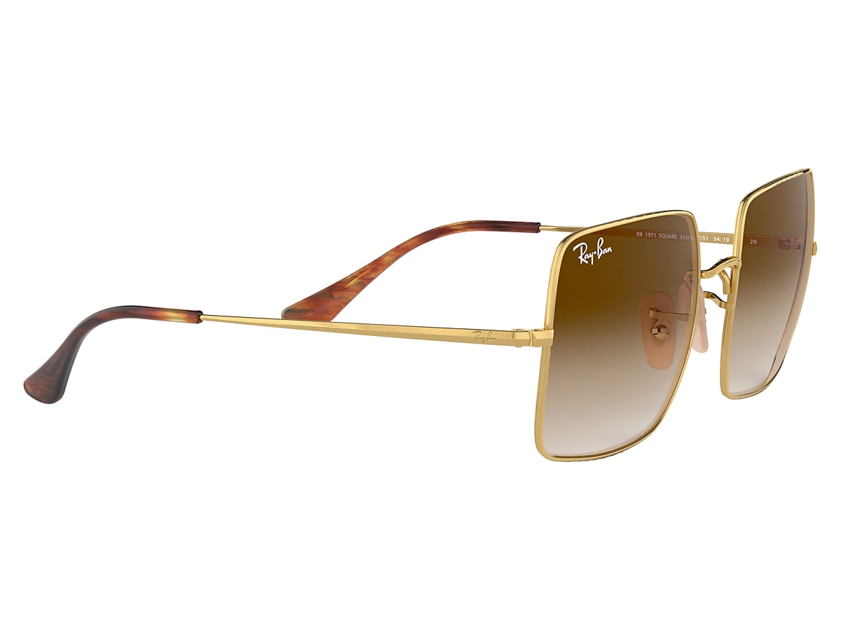 新品未使用 RayBan レイバン サングラス RB1971 SQUARE Amazon.com: Ray-Ban RB1971 914778 54MM Gold/Crystal Lens