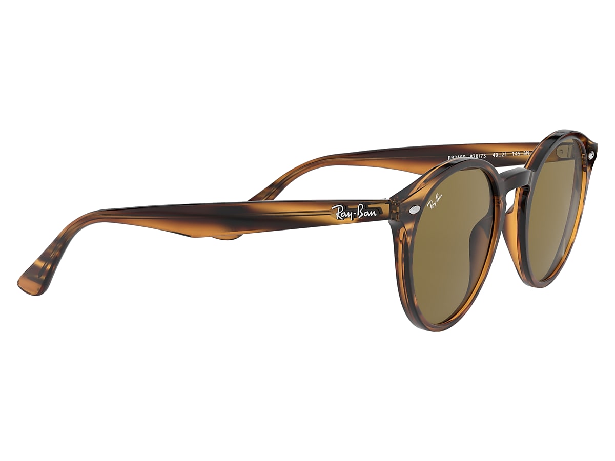 正規品　Ray-Ban RB 2180 サングラス　ポリッシュブラウン RB2180 Sunglasses in Light Havana and B-15 Brown - RB2180