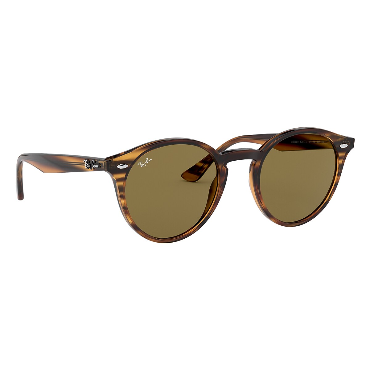正規品　Ray-Ban RB 2180 サングラス　ポリッシュブラウン RB2180 Sunglasses in Light Havana and B-15 Brown - RB2180