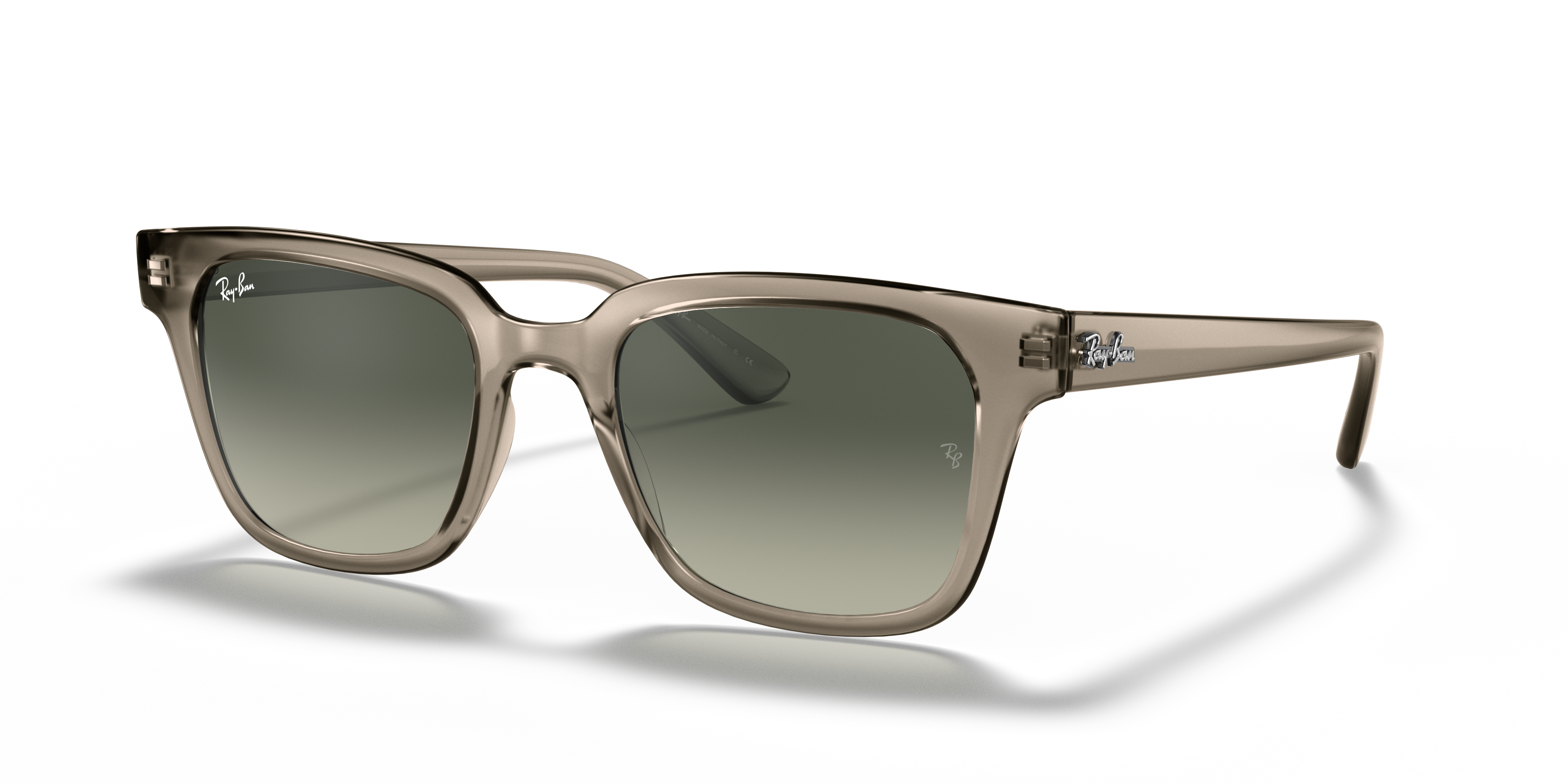 CORRIGAN BIO-BASED Sunglasses in Transparent Light Blue and Brown - RB4397  | Ray-Ban® US