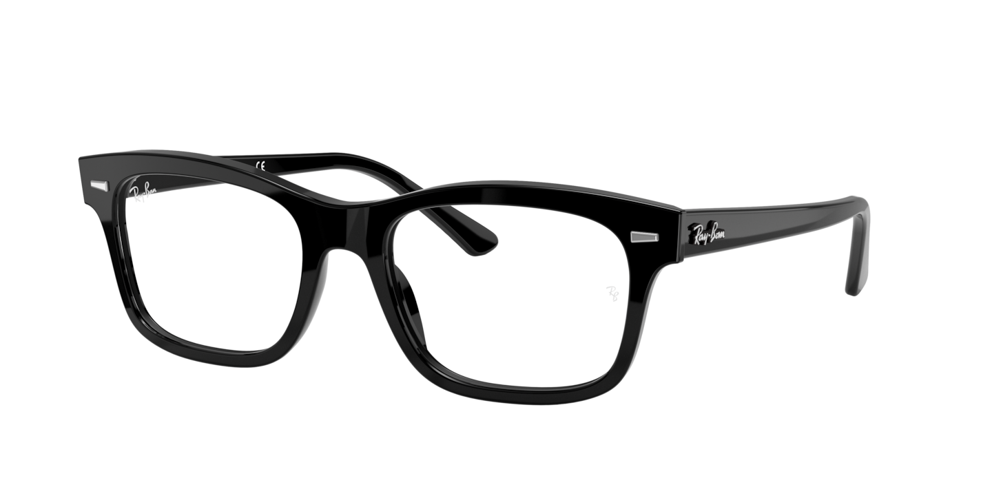 Ray-Ban RB5383 Burbank Optics Black Eyeglasses | Glasses.com® | Free ...