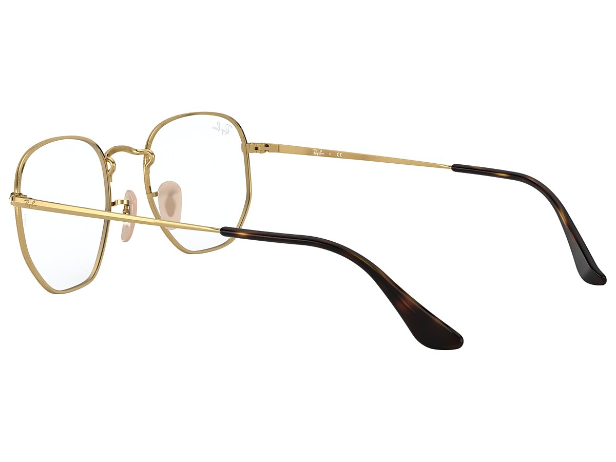 メガネ Ray-Ban Eyeglass Frame RB6448 3106 Hexagonal Retro Ray-Ban RB6448 Hexagonal Optics Eyeglasses | LensCrafters