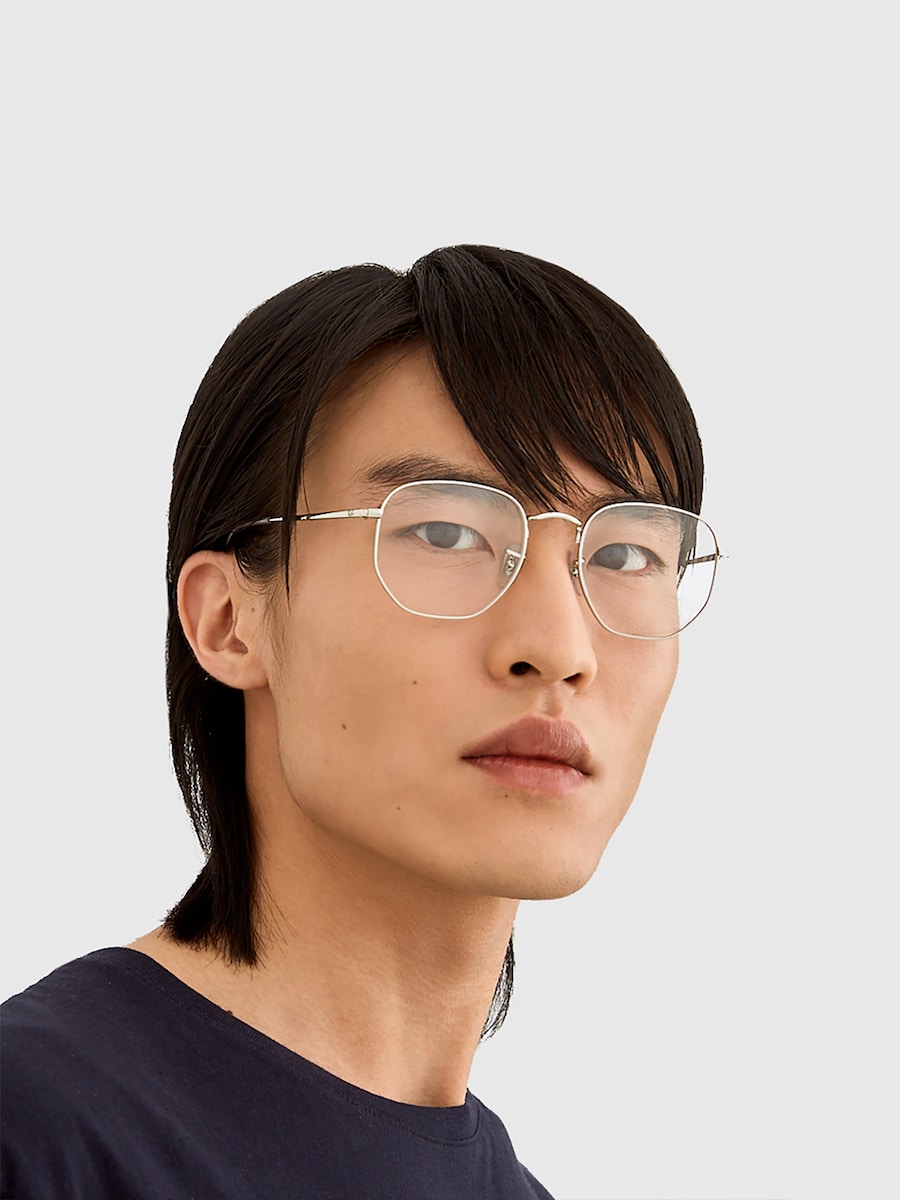 hexagonal ray ban glasses