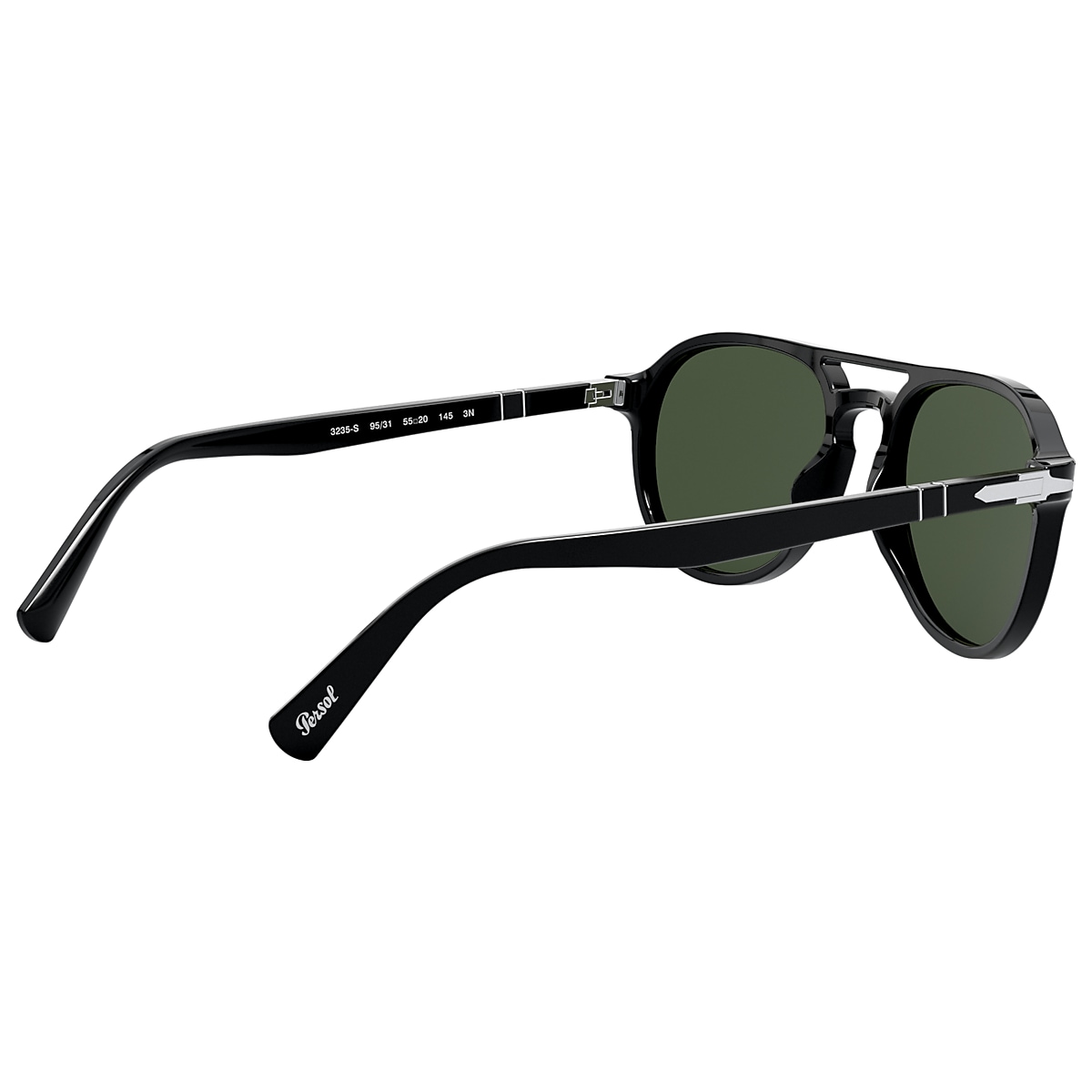 Persol PO3235S Black Sunglasses | Glasses.com® | Free Shipping