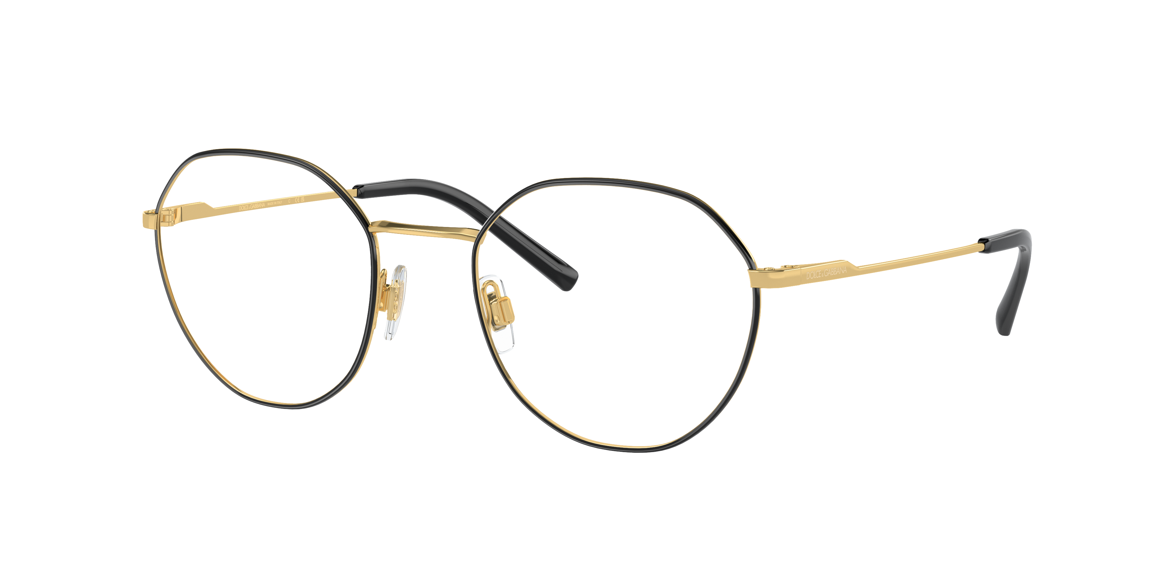 Dolce & Gabbana DG1324 Gold/Matte Black Eyeglasses | Glasses.com ...