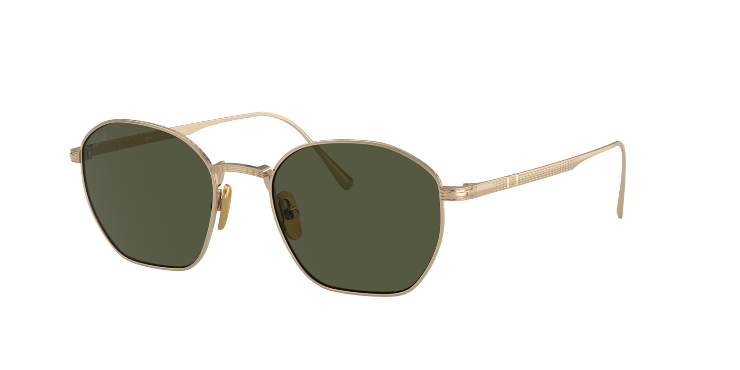 Persol Gold Sunglasses | Glasses.com® | Free Shipping